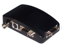 Převodník video/VGA LC073, rozlišení až 1024x768, OSD, průchozí pro PC,Video,S-video, DC 5V/1A
