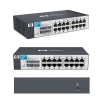 HP ProCurve 1410-16G, unmanaged switch 16x RJ-45 portů, 10/100/1000 Mbit/s, velmi rychlý, tichý a malý, datový tok až 11,9 milionů paketů/s, kapacita přepínání 16 Gbit/s, podporované síťové standardy: IEEE 802.3 (10Base-T), IEEE 802.3u (100Base-TX), IEEE 802.3ab (1000Base-T Gigabit Ethernet, QoS, Auto-MDIX, 100-240V AC/50/60Hz/13W, 11x21x5 cm 